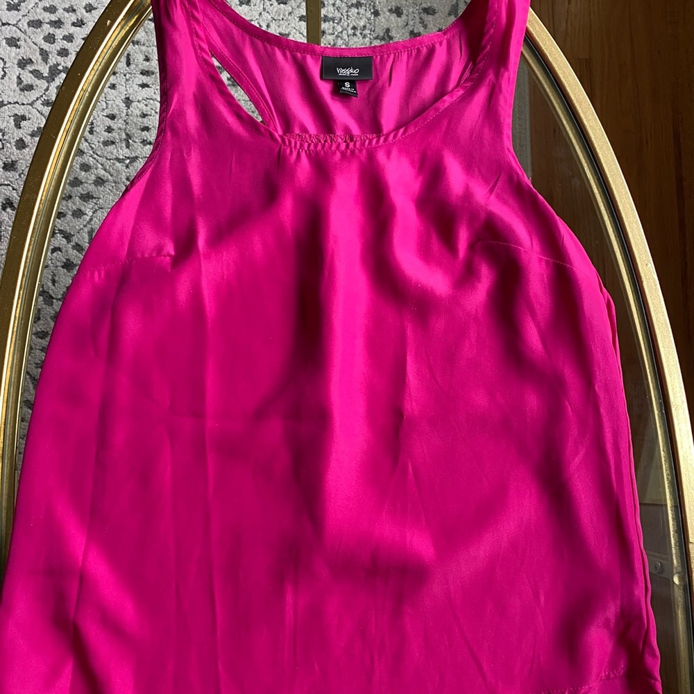 Pink Silky Racer back Tank Top from Target